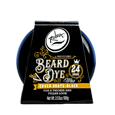 Rolda Black Beard Dye 24 Hrs - Long-Lasting Beard Coloring Solution