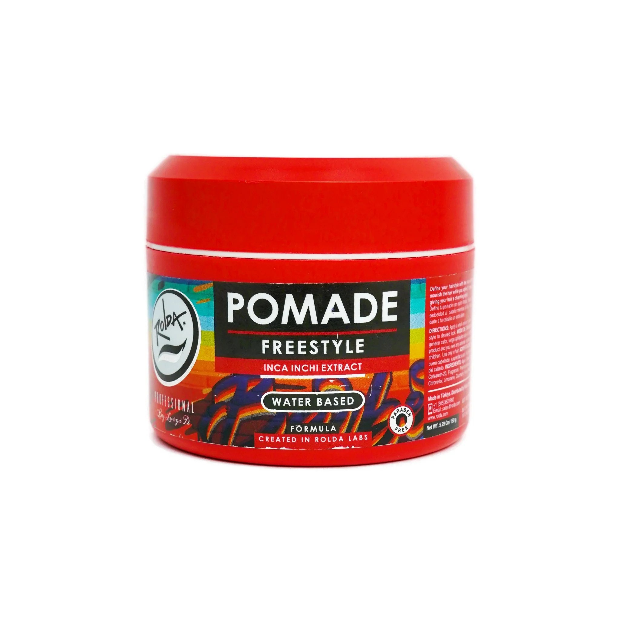 Free Style Hair Pomade with Inca Inchi Extract - Versatile and Long-Lasting Hairstyling Solution