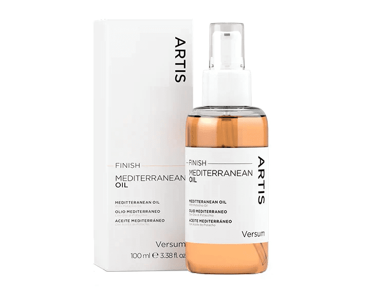 Finish with Mediterranean Oil - Seal in Shine and Smoothness Finish with Mediterranean Oil - Seal in Shine and Smoothness